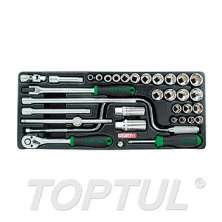 3/8" DR. Flank Socket Set (METRIC & SAE) 0