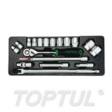 1/2" DR. Flank Socket Set 0